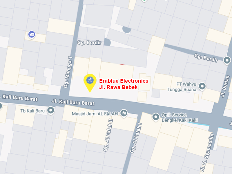 Peta ke toko EraBlue di  Jalan Kp Rawa Bebek, RT 002, RW 015, terletak di Kel/Desa Kotabaru, Kecamatan Bekasi Barat, Kota Bekasi, Provinsi Jawa Barat